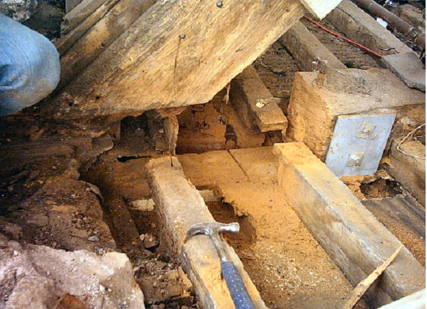 Protectahome Timber Truss End Ready for Repair Protectahome Timber Truss End Ready for Repair