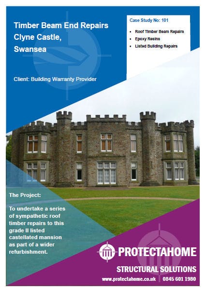 Clyne Castle Roof Timber Repairs Case Study