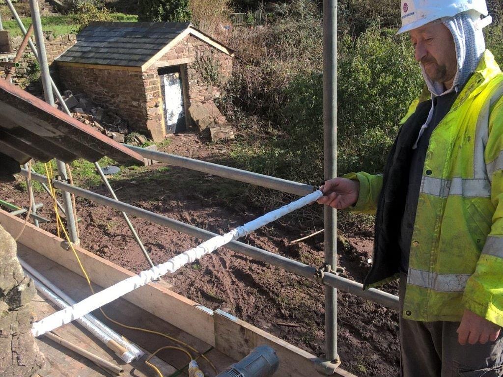 Cintec Sock Anchor Installation During Barn Conversion