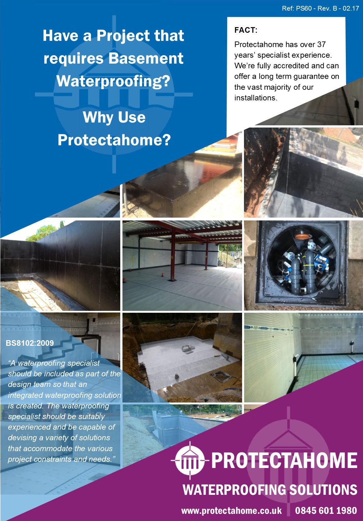 Basement Waterproofing, Why Use Protectahome