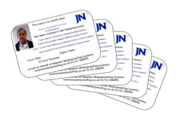 Newton Certified Card Holders