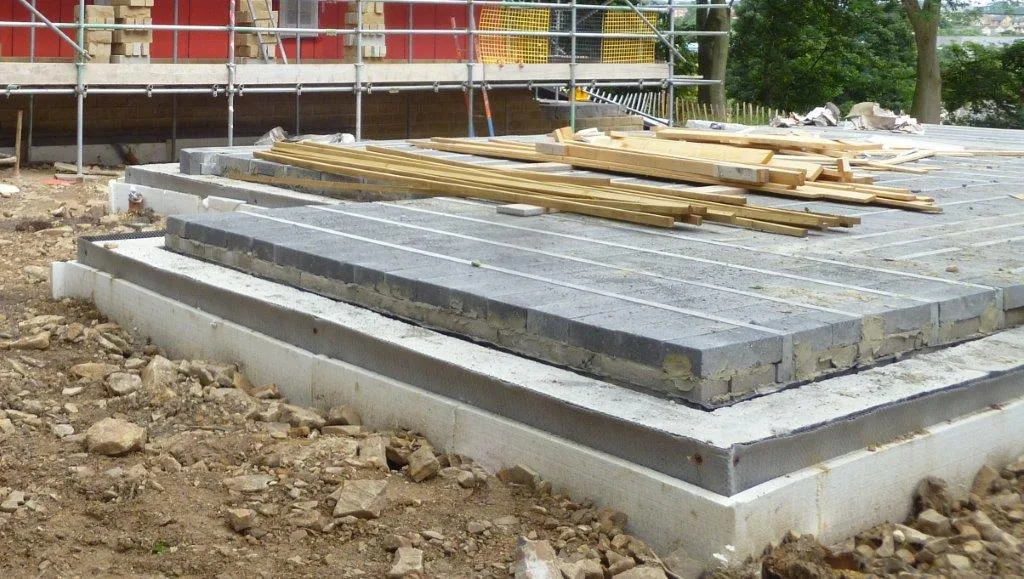 Tanking Process underway with Swimming Pool foundation complete