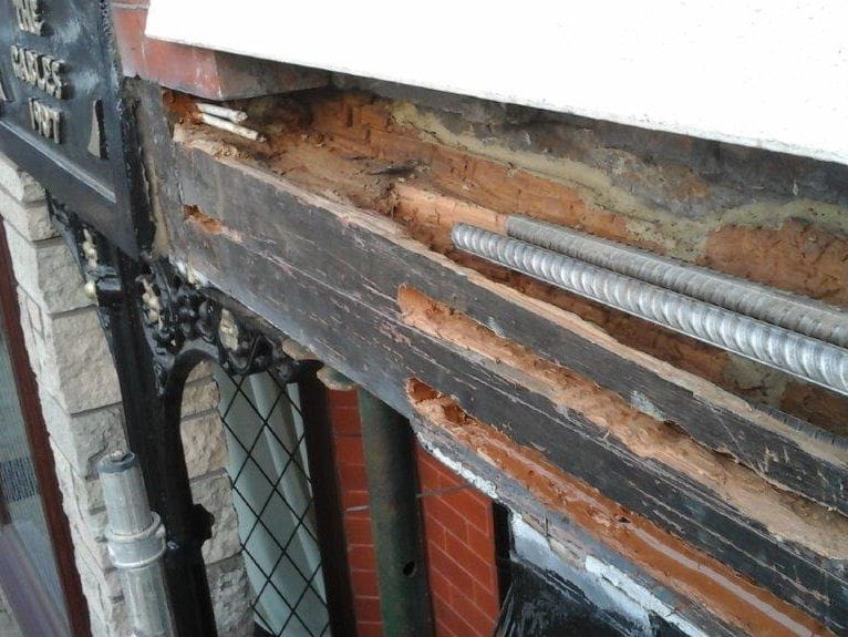 Timber Beam Resin Repairs