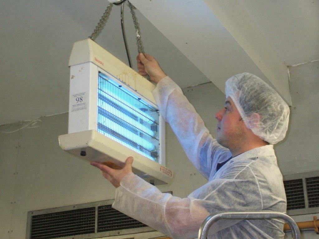 Protectahome Technician During Routine Inspection