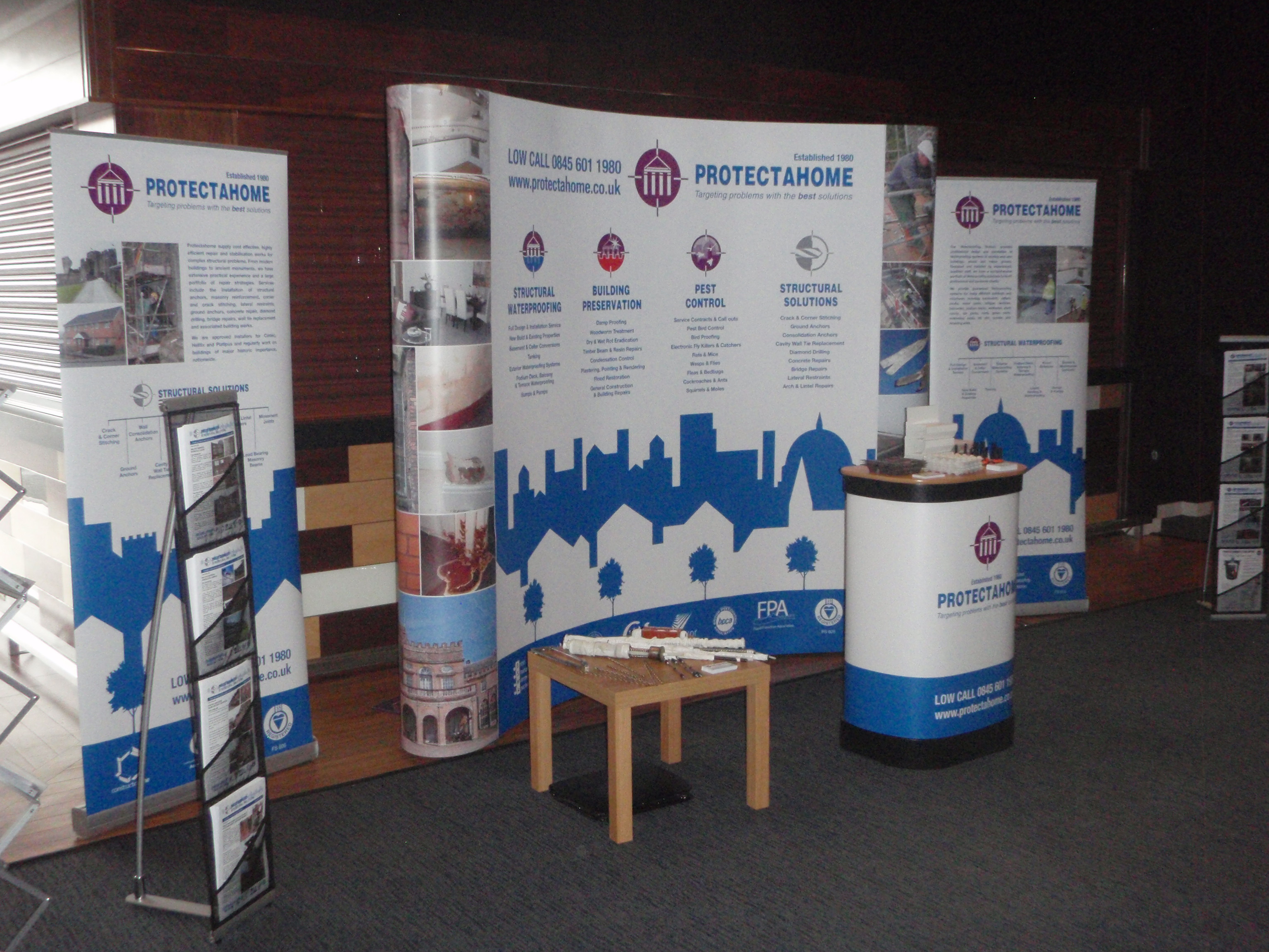 Protectahome Set Up Ready For CPD.