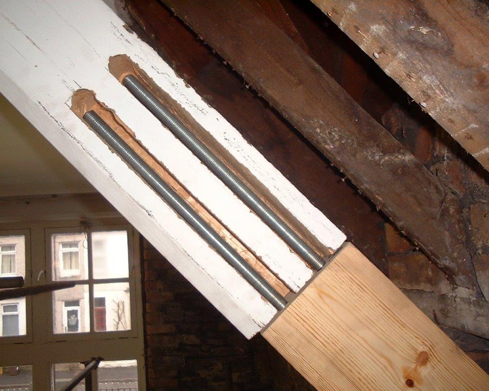 Timber Frame Replacement with internal working shown
