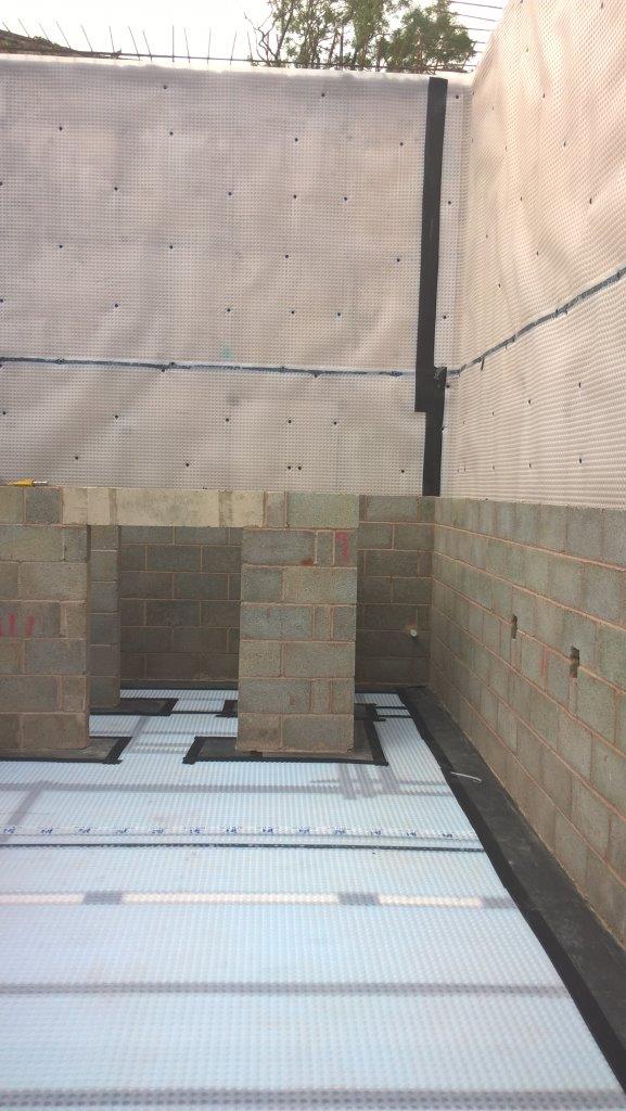 New Build Basement Waterproofing