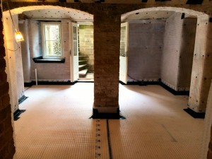 Domestic Basement Conversion Using a Type C (Drained) Waterproofing System.